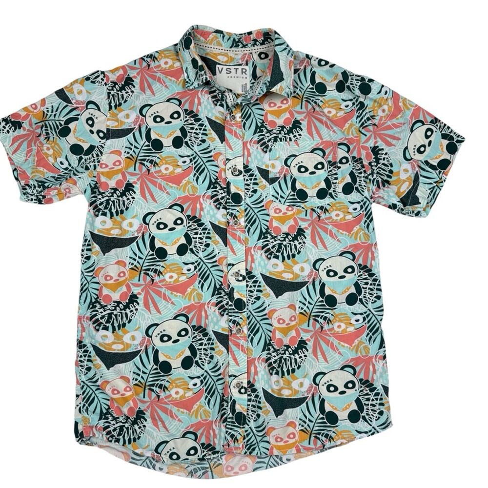 VSTR by Visitor Panda button up shirt